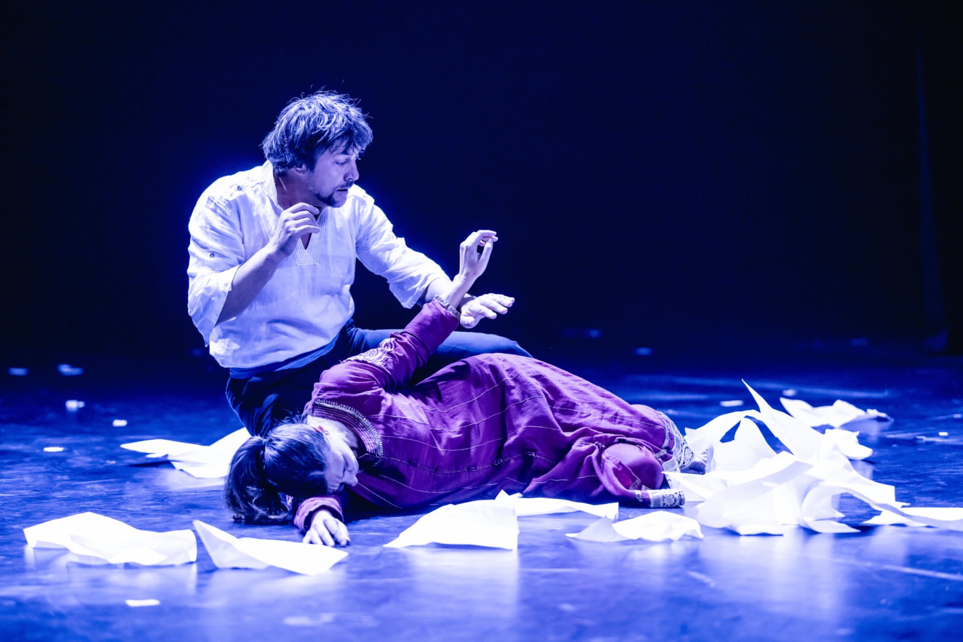 Mangano Massip Company during 25th International Mime Art Festival. Warsaw, Poland. photo: Maciej Zakrzewski